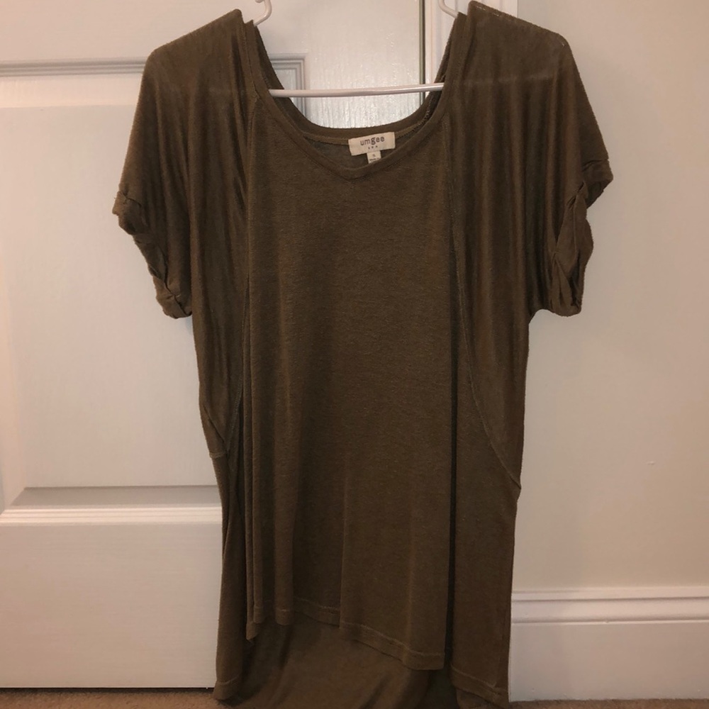 Army green tee